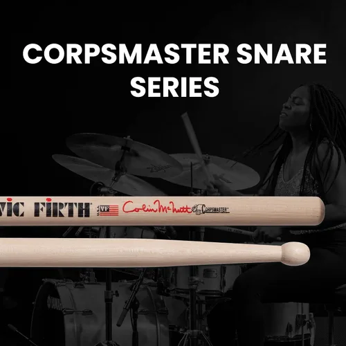 Vista 16 de Baquetas Vic Firth SCM Corpsmaster Signature - Baquetas Colin McNutt