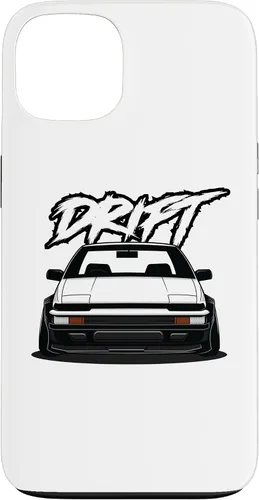 Vista 7 de iPhone 12 Pro Max JDM Drift Anime Manga Car Hachiroku, una funda de carreras para autos de postura 86
