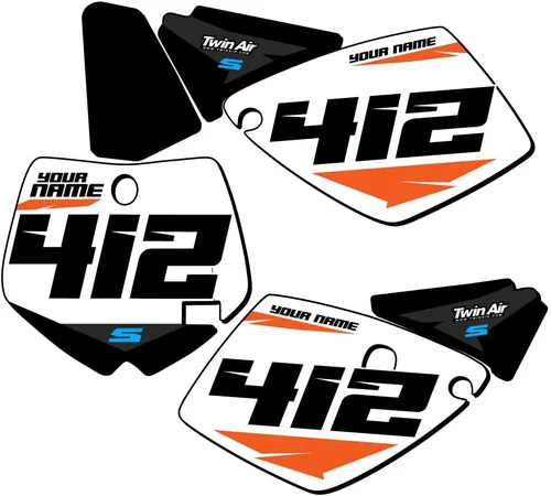 Vista 5 de 1998-2001 SX 65 SG64 Custom MX matrículas Senge Graphics Kit compatible con KTM