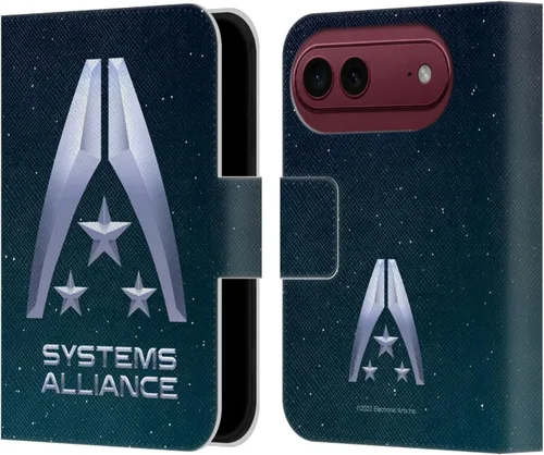 Vista 109 de Head Case Designs Funda de piel con licencia oficial de EA Bioware Mass Effect Cerberus Logo Graphics tipo cartera compatible con Apple iPhone 11
