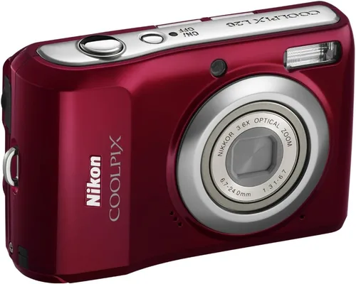 Vista 4 de Nikon Coolpix L20 - Cámara digital de 10MP con zoom óptico de 3.6 y LCD de 3 pulgadas, color rojo oscuro