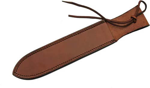 Vista 2 de SZCO Leather Dagger Sheath, Brown Medieval Renaissance Dagger Sheath, Brown