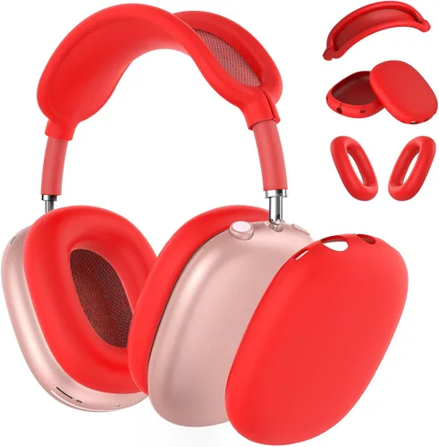 Vista 30 de Funda rígida para AirPods Max con modo de sueño, funda de transporte para auriculares con almohadillas de silicona para AirPods