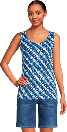 Vista 3 de Lands' End camiseta sin mangas de algodón para mujer