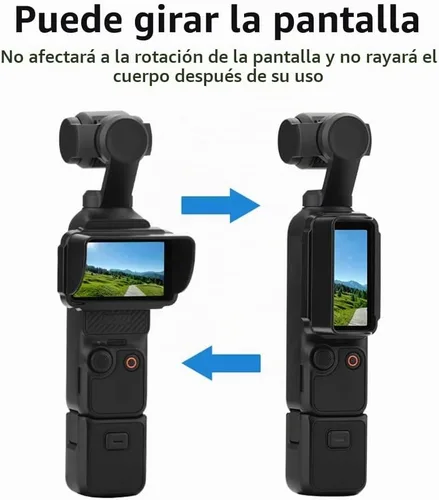 Vista 3 de Para DJI Osmo Pocket 3 4 Pantalla Parasol Cubierta Hard PC Sun Hood Protector Accesorios