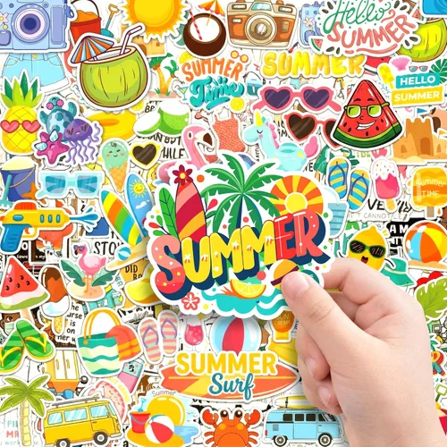 Vista 10 de LINAYE 100 calcomanías individuales de recompensa de Punny que no se repiten, vinilo motivacional, impermeables, calcomanías para profesores, a