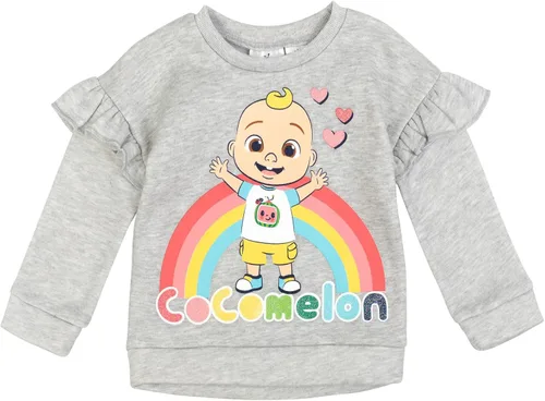 Vista 4 de CoComelon JJ - Conjunto de sudadera y pantalones de forro polar para niñas pequeñas