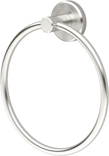 Vista 20 de Gatco 5712 Clarion - Toallero de mano montado en la pared para tocador de baño, accesorio de accesorios de baño acrílico y cromado