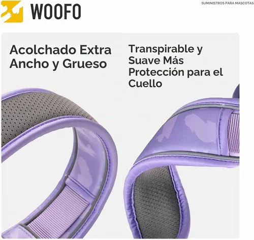 Vista 4 de Collar Premium para Perros Súper Ajustable para Todas las Razas, Hebilla de Liberación Rápida Acolchado Extra Suave y Ensanchado y Diseño