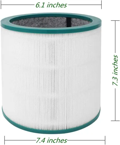 Vista 4 de Reivn-Sky - Paquete de 2 filtros de repuesto compatibles con Dyson Pure Cool Link TP00 TP01 TP02 TP03 AM11 Tower Purifier