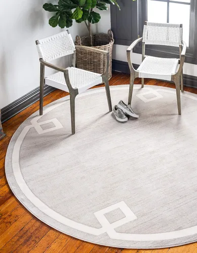 Vista 38 de Unique Loom Colección Uptown de Jill Zarin - Alfombra moderna con textura de estilo griego, color beige (1.25 x 1.85 m)