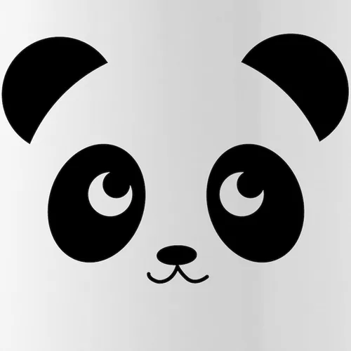 Vista 2 de CafePress Panda Smile - Botella de agua de acero inoxidable, 1 botella de agua de acero inoxidable de 34 onzas