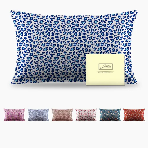 Vista 47 de Funda de almohada de seda para cabello y piel, suave, transpirable y resistente, funda de almohada de seda de tamaño Queen, fundas de almohada