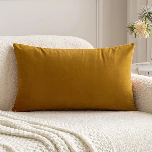 Vista 43 de MIULEE - Funda de almohada de terciopelo suave de lujo decorativa, funda de cojín rectangular única para sofá de primavera, dormitorio, automóvil
