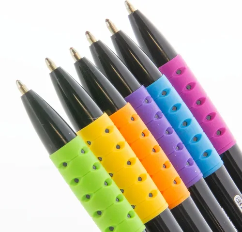Vista 4 de BAZIC PRODUCTS Spyder - Bolígrafos retráctiles negros de 0.039 pulgadas (0.039 in), mediano, 4 unidades, para escuela, oficina, hogar