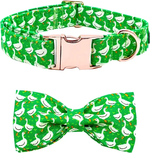 Vista 23 de Collar para perro, con estampado de tiburón, collar para cachorro, collar para mascotas, collar de lazo para perros, suave, duradero, ajustable