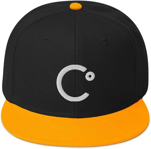 Vista 6 de Celsius Cryptocurrency Logo Hat (Gorra Snapback de mezcla de lana bordada)