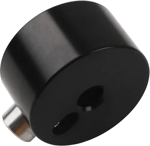 Vista 4 de Tuerca de aleación de aluminio compatible con piezas de instrumentos de percusión (negro)