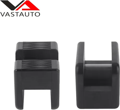 Vista 6 de VASTAUTO Adaptador de almohadilla de goma, soporte universal de goma resistente, riel de marco ranurado, protector de soldaduras para suelo