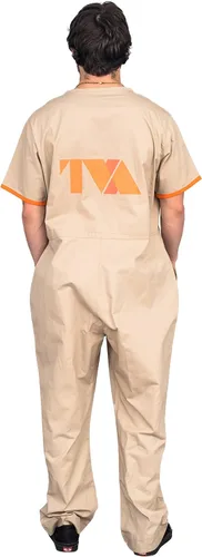 Vista 3 de La variante mono traje de prisionero uniforme disfraz de Halloween La Autoridad Variante Cosplay