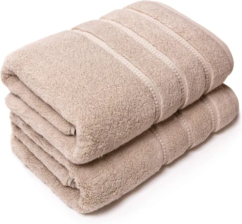 Vista 5 de Softerry Juego de toallas de baño de felpa prémium Zero Twist, 100% algodón suave, longitud de algodón egipcio, extra absorbentes, calidad de hotel