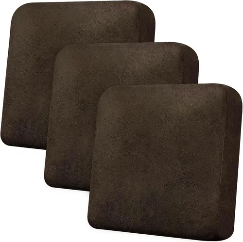 Vista 61 de Funda de cojín para sofá con aspecto de cuero, 1 unidad, elástica, para sala de estar, funda de cojín individual para sofá, protector de asiento