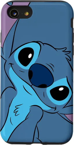 Vista 18 de Disney Lilo y Stitch Linda Carátula de Stitch en Color Gris Pizarra para iPhone 17