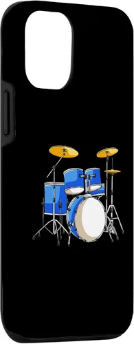 Vista 3 de Funda para iPhone 15 Drum Set Drums Rock Music Drummer