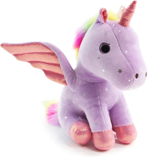 Vista 6 de Sew Butiful Unicornio de Peluche, 12 pulgadas/30 cm, Peluches Lindos para Niñas, Juego de Juguetes de Peluche de Unicornio para Cumpleaños, Juguetes