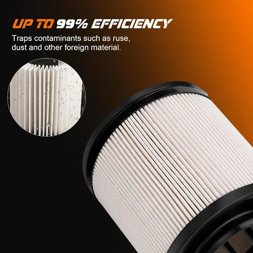 Vista 6 de Filtro de combustible – Diesel Kit de filtro de combustible Compatible con Ford Super Duty F-250 F-350 F-450 F-550 6.7L Diesel 2011-2016