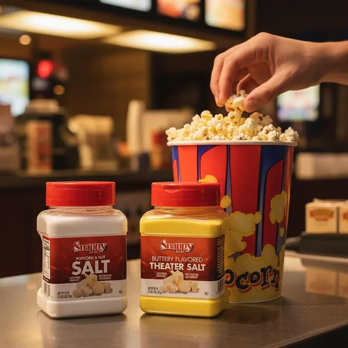 Vista 3 de Snappy White Popcorn Salt and Buttery - Sal de palomitas de maíz con sabor a mantequilla, 18 onzas, paquete de 2