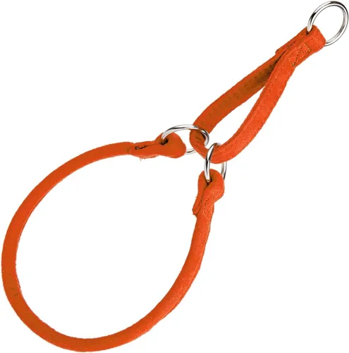 Vista 3 de Comfort - Collar martingala redondo de microfibra para perros (ancho 1/2 pulgadas de largo, 24 pulgadas), color negro