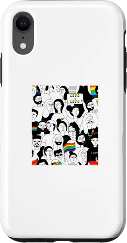 Vista 8 de iPhone 15 LGBTQ Community Lesbian Gay Bi Trans Love Parade Culture Case