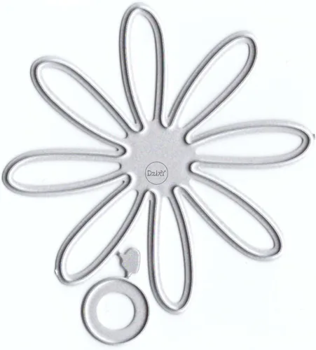 Vista 7 de DzIxY Troqueles de corte de metal de seis pétalos, flores, para hacer tarjetas, papel de gofrado, juegos de troqueles, álbum, plantillas