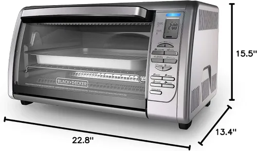 Vista 10 de Black & Decker Horno tostador , Posiciones de doble rack, N/A