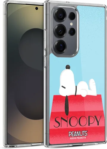 Vista 17 de Head Case Designs Snoopy Deco Dreams - Funda de gel con licencia oficial de Peanuts Blue Pattern [protección de grado militar] compatible con Google