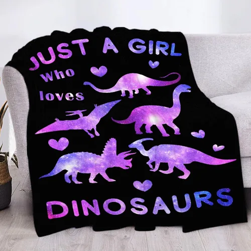 Vista 14 de Manta del alfabeto de dinosaurio, manta de dinosaurio para niños y niñas, franela suave y acogedora, ligera y cálida, 30 x 40 pulgadas para bebés