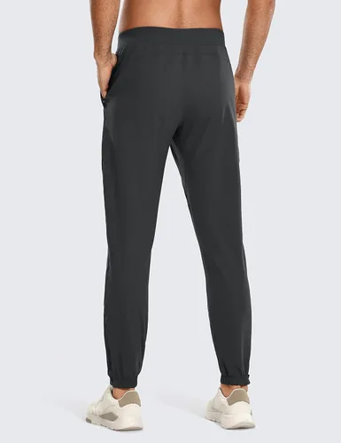 Vista 2 de CRZ YOGA Pantalones deportivos de golf elásticos en 4 direcciones para hombre con bolsillos de 283032 pulgadas, pantalones de trabajo para gimnasio