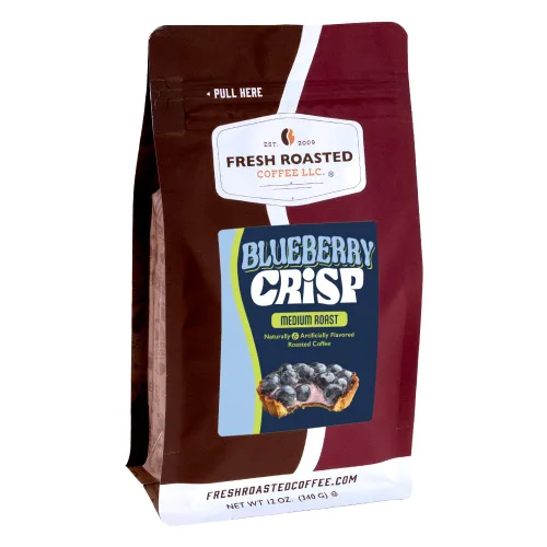 Vista 25 de Fresh Roasted Coffee, Amaretto - Café saborizado, 12 onzas, tostado medio, Kosher, grano entero