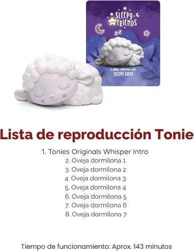 Vista 6 de Tonies Sleepy Friends: Melodías de nana con personaje de audio Sleepy Sheep