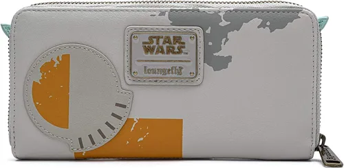 Vista 3 de Loungefly Cartera Star Wars Baby Yoda The Mandalorian, Multi, Cartera con cremallera
