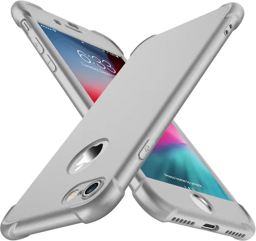 Vista 9 de ORETECH - Funda diseñada para iPhone 5/5S / SE (2016), con [2 protectores de pantalla de vidrio templado] cuerpo completo de 360° para iPhone SE