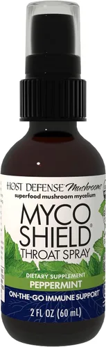 Vista 11 de Host Defense MycoShield - Spray para garganta, menta, 1 onza líquida