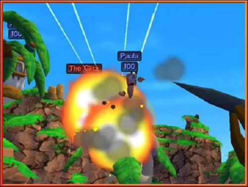Vista 9 de Worms 3D - GameCube