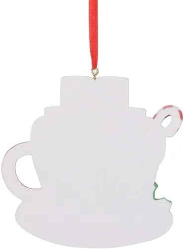 Vista 8 de Adornos para árbol de Navidad 2024 – Adorno personalizado de la familia de 5 cacaos de malvaviscos – Regalo de recuerdo de vacaciones – Taza