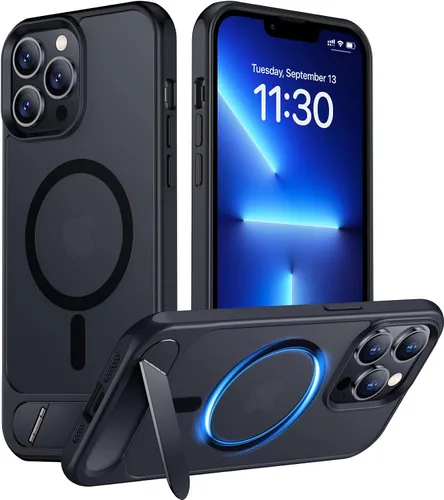 Vista 280 de Funda para iPhone 11 con compatibilidad magnética, [Soporte invisible incorporado][Compatible con MagSafe]