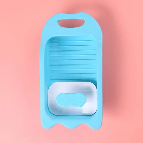 Vista 7 de DOITOOL Lavabo para lavar a mano ropa, mini tabla de lavado a mano Tabla de lavado de plástico antideslizante Lavabo de limpieza