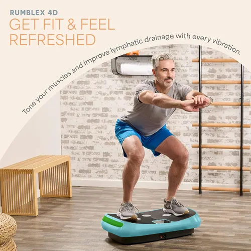 Vista 9 de [Usado] Lifepro Rumblex - Máquina de ejercicio con placa de vibración curvada 4D