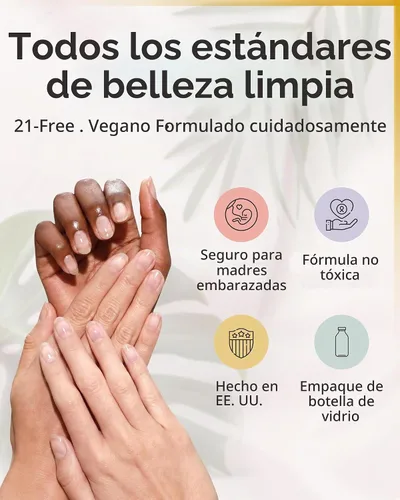 Vista 3 de Esmalte de uñas con certificado Halal de Karma - Verdaderamente transpirable, libre de crueldad animal y vegano - Esmalte de uñas permeable al