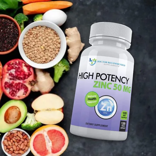 Vista 6 de Zinc 50mg – Suplemento de apoyo para la salud inmunológica de picolinato de zinc, 120 cápsulas vegetales para adultos y niños, suplementos de zinc